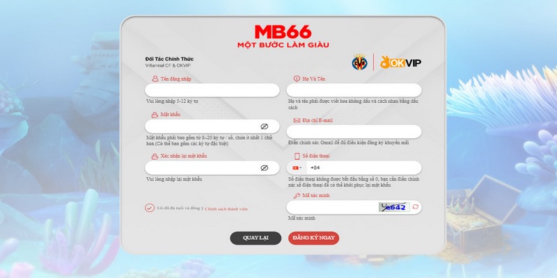 mb66 có thể đăng ký bao nhiêu tài khoản